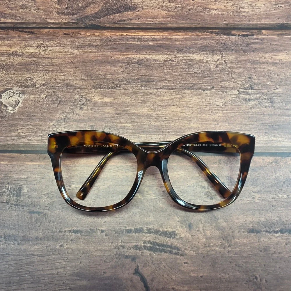 Warby Parker Ada W 247 Tortoise Cat Eye Eyeglass Frames 54-20-140